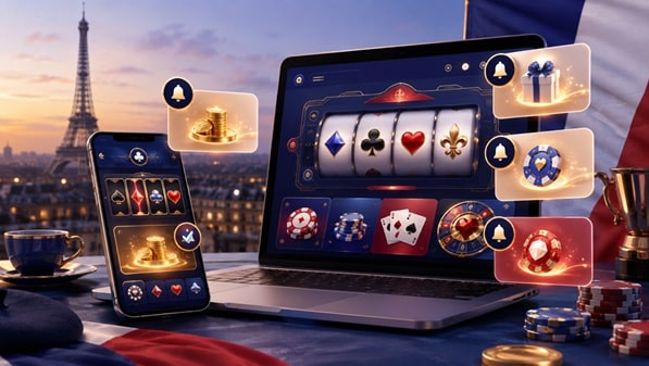 Nettcasino med ekte penger med personlige vinnevarsler i Frankrike